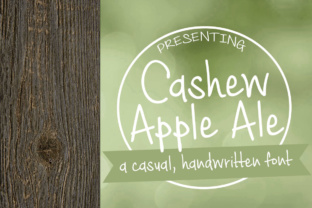Cashew Apple Ale: A Handwritten Font That Feels Like Your Brand’s Voice