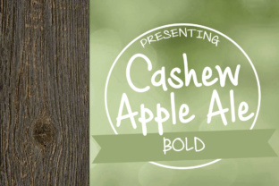 Cashew Apple Ale Bold: A Thoughtful Script Font for Editorial Warmth