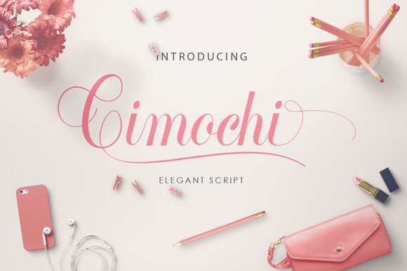 Cimochi: A Romantic Script Font That Elevates Real Business Branding