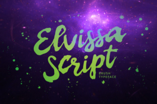 Elvissa: A Handmade Script Font That Feels Like Ink on Paper