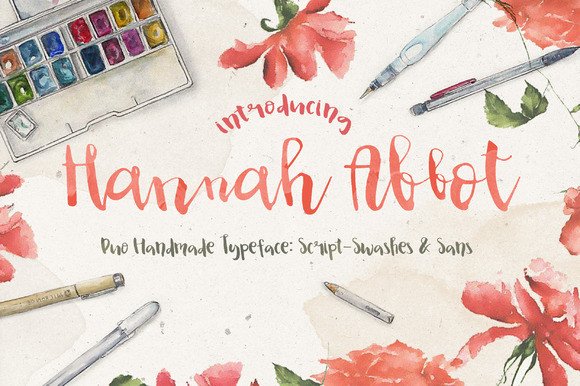 Hannah Abbot: A Duo Script Font That Earns Its Place in Campaign Visuals