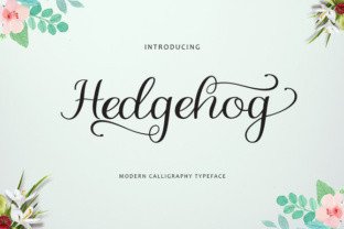Hedgehog Script Font: Warm, Hand-Drawn Charm for Handmade Labels & Cards
