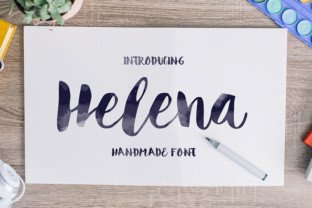 Helena: A Handcrafted Script Font for Digital Branding