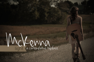 McKenna Light: A Handwritten Script for Thoughtful Typography
