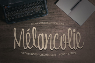 Meet Melancolie: A Thoughtful Script Font for Editorial Moments