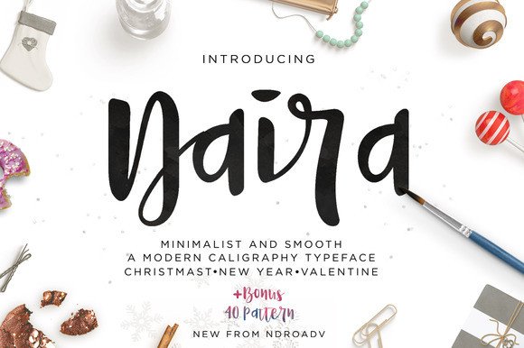 Naira Script Font: Fresh, Feminine & Perfect for Handmade Brands