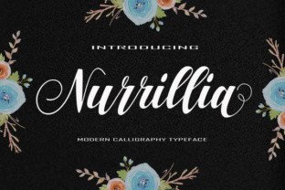 Nurrillia: A Script Font That Moves With Your Words