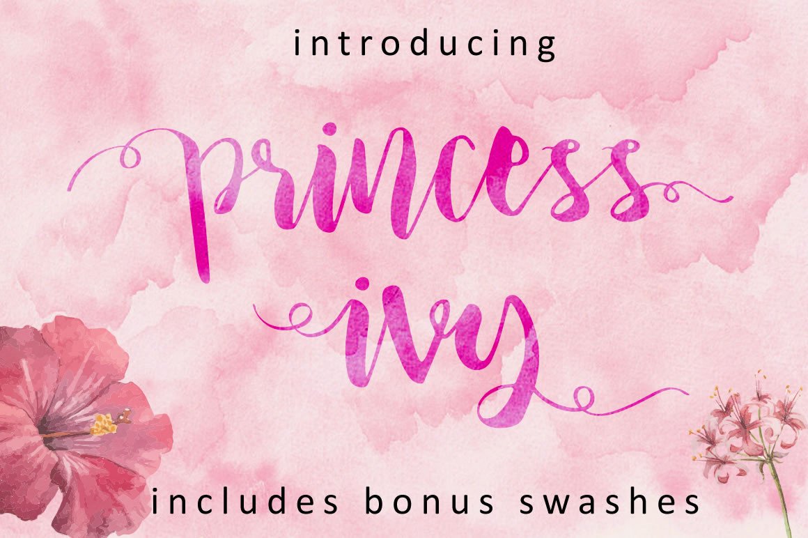 Princess Ivy: A Hand-Painted Script Font That Feels Like a Signature