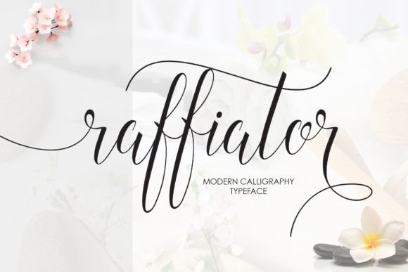 Raffiator: A Handdrawn Script Font for Digital Branding
