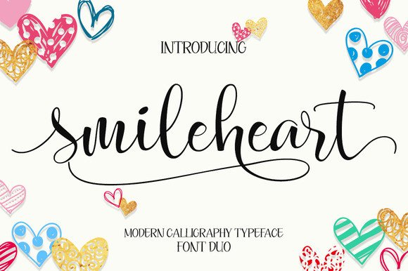 Smileheart: A Modern Handwritten Font for Thoughtful Editorial Design